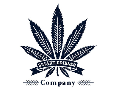 Vintage logo revisions for a craft cannabis company