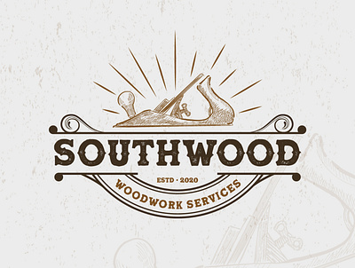 Southwood Carpenter | Logo V1 | brand identity branding carpenter carpenterlogo crafted logo crafted man logo logodesigners logodesignersclub wood logo