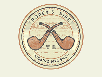 Tobacco Shop logo design.