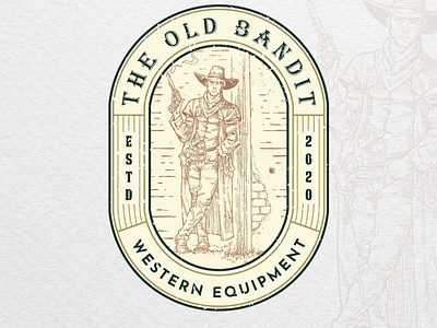 The old bandit - A concept vintage & badge design