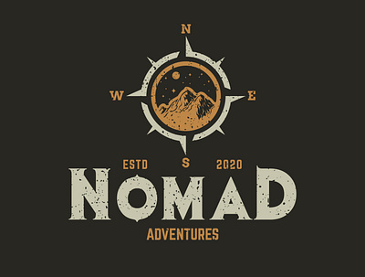 Nomad Adventure adventure adventurer adventures branding camping camping logo design graphic designer hotel branding hotel logo logo logo designer logo designers