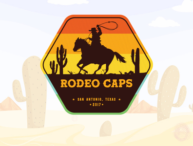 Rodeo Caps, second patch concept design. by Ardian | Logo Designer on ...