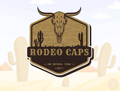 Rodeo Caps, third patch concept design. branddesigner graphicdesigner graphicdesigners logodesign logodesigner logodesigners ranch rodeo western