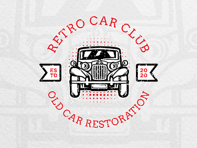 Logo concept design for Olditimer Car Club branddesigner car graphicdesigner logo logodesigner logos oldtimer vintage vintage logo