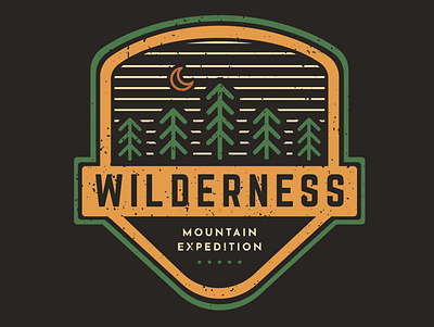 Badge style of Wilderness illustration boston design brand identity branding camping camping logo designer designer logo designers hotel hotel booking logodesigner london newyork san diego san francisco usa usa flag