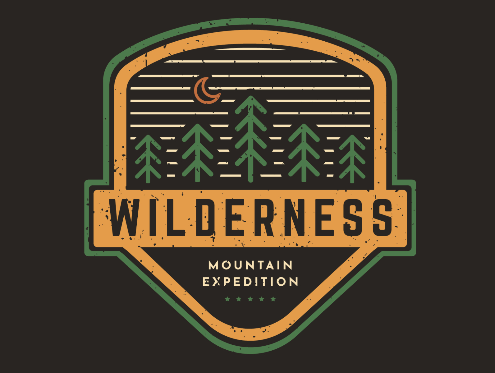 Badge style of Wilderness illustration by Ardian | Logo Designer on ...