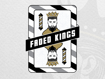 Faded Kings barber shop - Logo Proposal barber barber logo barber shop barbers barbershop brand identity branding design graphic design graphicdesigner logo logo designer logodesigner