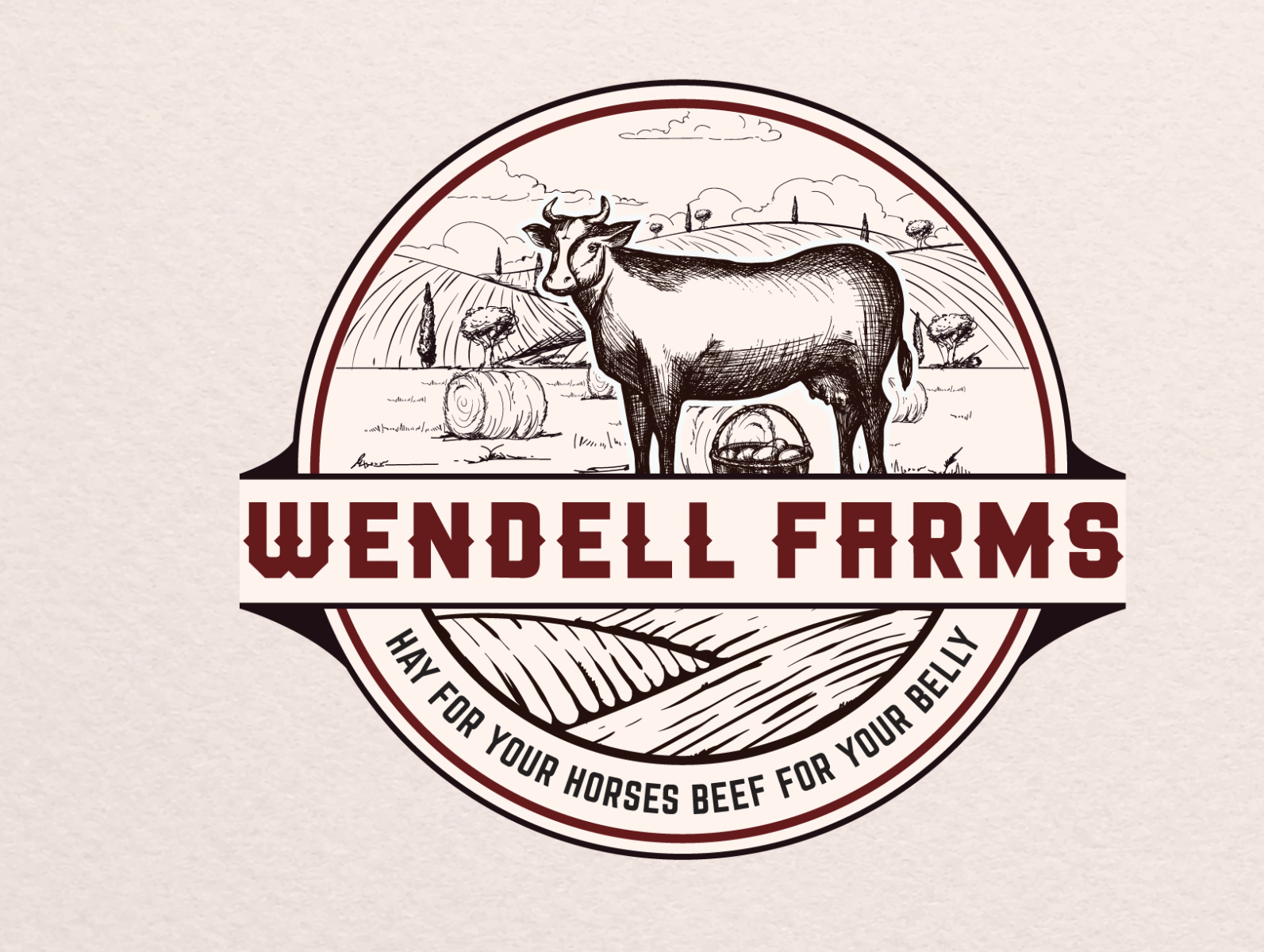 Proposal logo design for Wendell Farms. by Ardian Logo Designer on Dribbble