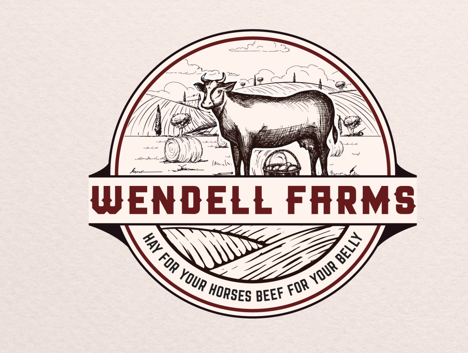 Proposal logo design for Wendell Farms. by Ardian Pazhari on Dribbble