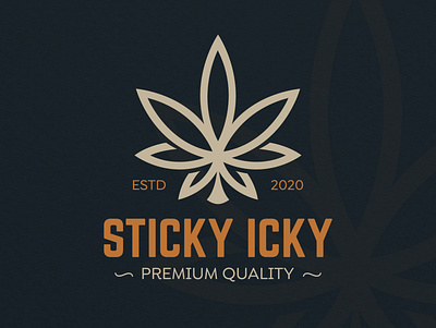 Sticky Icky, hand scrub - Proposal designs branding cbd logo cbd oil cbd packaging cbdoil design graphic design graphicdesigner hemp logo hemp oil logo marijuana marijuana logo weed logo weeds brand