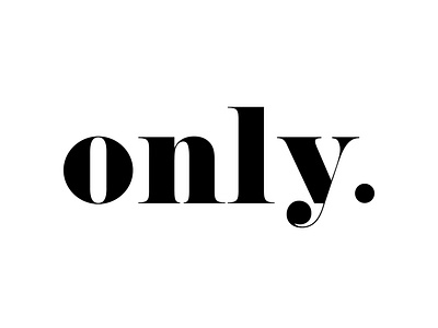 Typography logo for Only. - Creative Studio