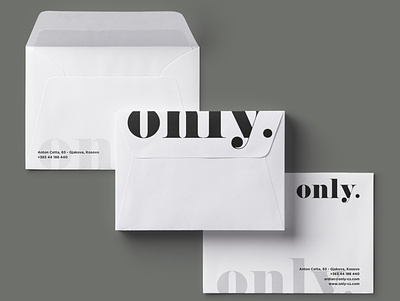 Corporate Identity for Only. - Creative Studio brand identity branddesign branddesigner branding branding design design envelope envelope design envelope mockup graphic design graphicdesigner graphicdesigners logo logo designer logodesigner logodesigners