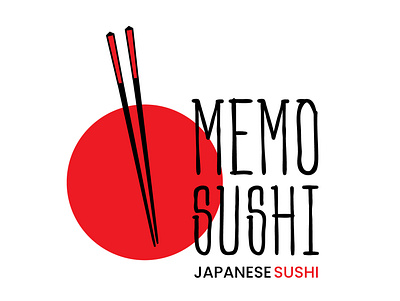 Memo Sushi brand identity branddesigner branding graphic design graphicdesigner logo logo designer logodesign logodesigner restaurant restaurant branding restaurant logo sushi sushi bar sushi logo