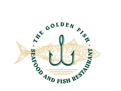 Logo/Illustration proposal design for "The Golden Fish" branddesigner branding fish fish logo fisherman fishes fishing graphic design graphicdesigner logo logo designer logodesigner seafood seafood logo