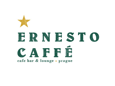 Ernesto Caffe, coffe bar & lounge logo proposal. bar logo caffe caffè che guevara chef coffe coffee cup coffee shop coffeeshop ernest graphic design graphicdesigner hotel branding hotel logo logodesigner star star logo