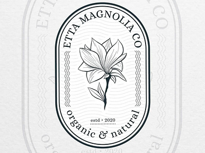 Etta Magnolia Co. badge badge design badge logo badgedesign badges branding flower flower illustration flower logo flowers graphic design graphicdesigner logo logo designer logodesigner