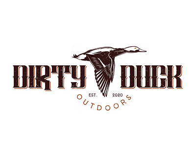 Dirty Duck, a hunting club. branding duck duck hunt duck logo graphic design graphicdesigner hunter hunting hunting logo hunting t shirt hunting t shirt design illustration logo designer logodesigner