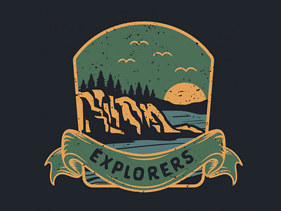 Explorers. Adventure/Outdoors Illustration