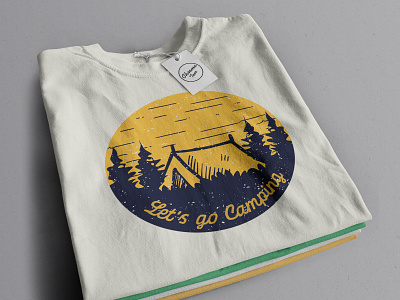 Lets go camping adventure adventure time adventurer adventures camping camping logo illustration art illustrations outdoor outdoor badge outdoor logo outdoors tees teesdesign teeshirt teespring tshirt tshirt art tshirt design tshirtdesign