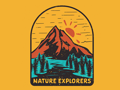 Nature Explorers. Adventure/Outdoors Illustration adventure adventure logo adventure time adventures graphic design illustration illustration art illustrations nature nature art nature illustration nature logo outdoor outdoor badge outdoor logo outdoors tees teesdesign teeshirt teespring