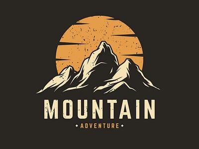 Mountain Adventure adventure adventure logo adventure time adventurer adventures brand identity graphicdesigner illustration logodesigner mountain mountain bike mountain logo mountains outdoor outdoor logo outdoors