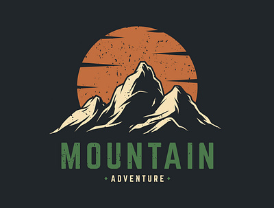 Mountain Adventure adventure adventure logo adventure time adventurer adventures graphic design graphicdesigner illustration logodesigner mountain mountain logo mountains outdoor outdoor logo outdoors outside