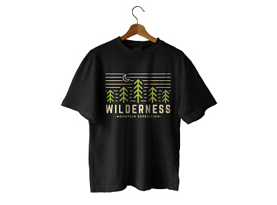 Wilderness. T-Shirt Design. adventure adventure logo adventure time adventurer adventures graphicdesigner illustration logodesigner tees tees design teesdesign teeshirt teespring tshirt tshirt art tshirt design tshirtdesign tshirts