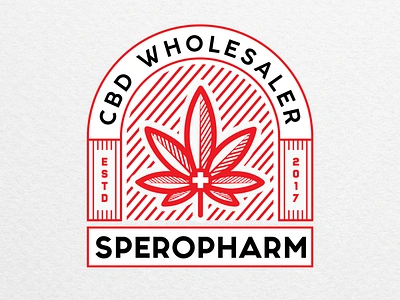 Logo proposal for SperoPharm CBD wholesaler. cannabis cannabis branding cannabis design cannabis logo cbd cbd logo cbd oil cbd packaging graphic design hemp hemp label hemp logo hemp oil logoidea logoinspiration logoinspire logomaker marijuana marijuana logo