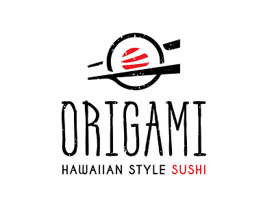 Origami - Hawaiian style sushi!