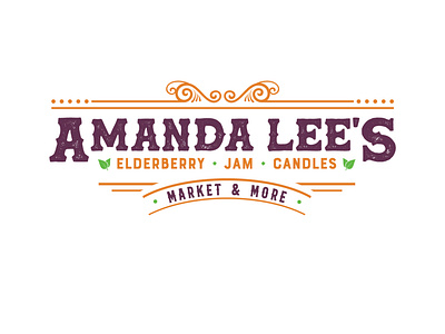 Amanda Lee's market logo proposal designs