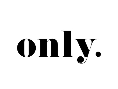 Typography logo for @only_creative_studio