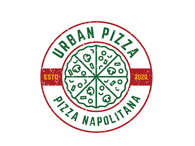 Logo and brand design for "Urban Pizza"