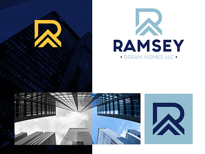 Ramsey Dream Homes LLC, Monogram Logo branddesigner construction constructionlogo graphicdesigner home house identity logodesigner logoideas logomaker logos minimal minimallogo monogram monogramlogo property realestate realestatelogo realty realtylogo