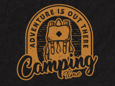 Camping time adventure adventurelogo adventures adventuretime camping campinglogo campingtime logo logodesign logos logotype outdoor outdoorbadge outdoorlogo outdoors tees teeshirt tshirt tshirtdesign tshirtdesigner