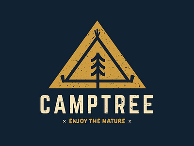 Camptree. adventure adventureillustration adventurelogo branddesign camping campinglogo design illustration illustrationartist logodesign logomaker outdoor outdoorlogo outdoors tees teeshirt teespring tshirt tshirtdesign tshirtdesigner