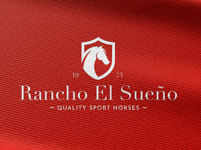 Proposal wordmark logo design for "Rancho El Sueño". branddesigner brandingagency graphicdesigner horse horselogo logo logoconcept logodesigner logoideas logomaker logos outdoor outdoors patchdesign ranch ranchlogo rancho western westernlogo westernwear