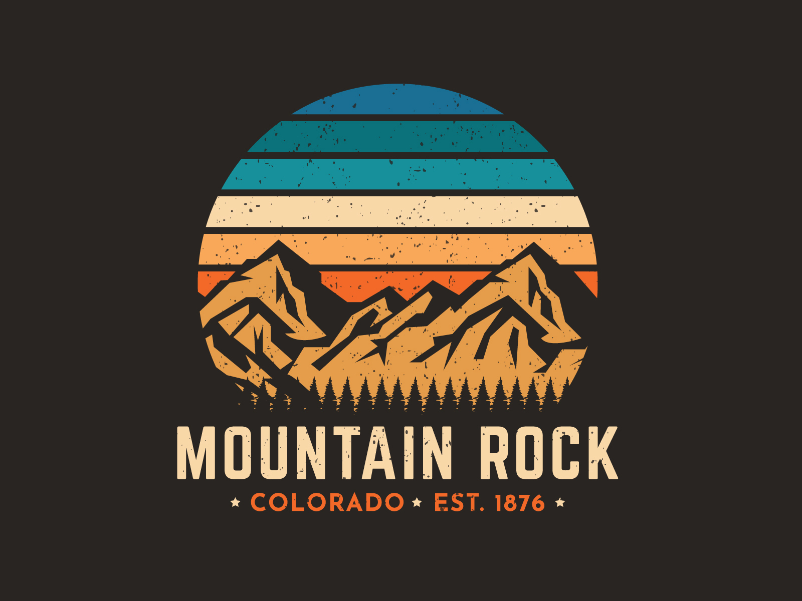 "Mountain Rock Colorado". arizona colorado coloradoriver grandcanyon graphicdesign graphicdesigner illustration illustration artist logodesigner logoidea logomaker logotype monument valley teespring tshirt tshirtdesign tshirtdesigner vintagedesign