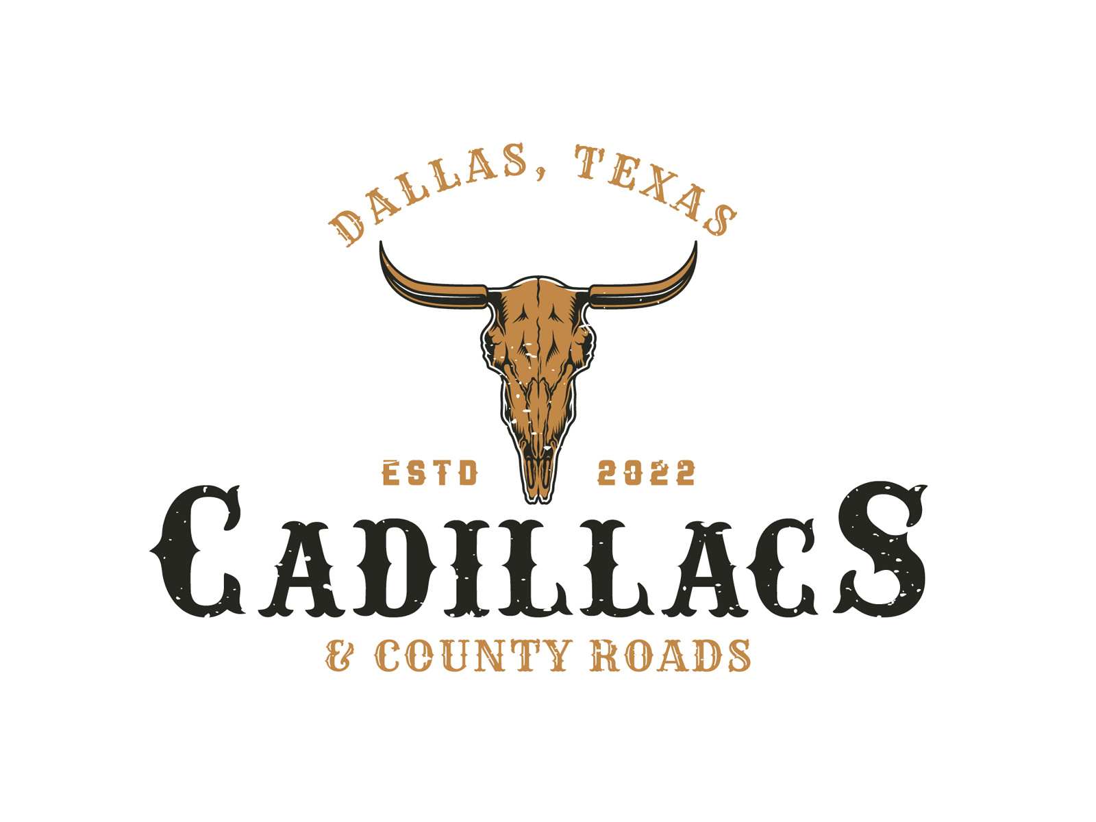 Cadillacs & County Roads, a western wear brand by Ardian | Logo ...