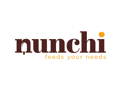 Second option proposal logo for "Nunchi Ice Cream"