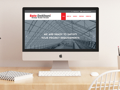 Website for Bato DeAlbani branding design ui ux web website concept website design