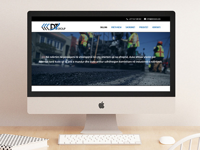 Website for D&T Group - www.dtgroup-ks.com branding design icon ui ux web website website concept website design