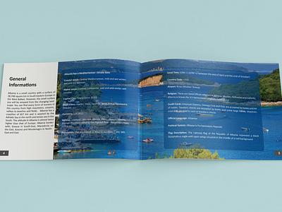 Travel Book - Albania Guide for Balkans.ch albania brochure brochure design brochure mockup catalogue design design graphic design guide photography print typography vector