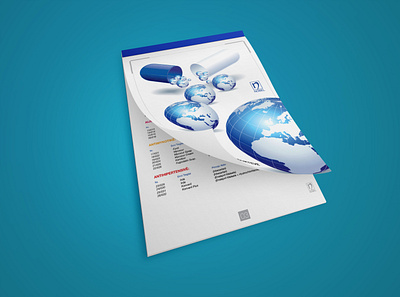 "NOBEL" Ilac - Medicine notepad branding brochure design design graphic design print vector