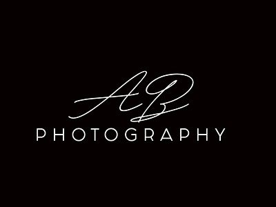 AB Photography Logo Design