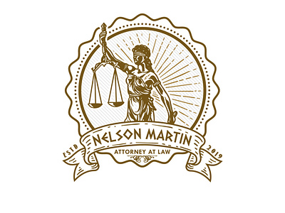 Logo proposal design for "Nelson Martin" - Attorney in Law