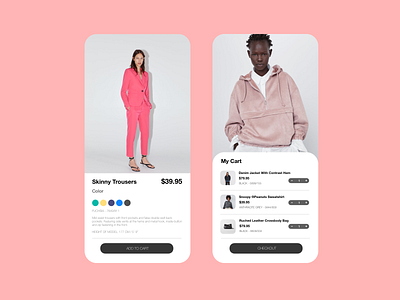 Fashion Mobile App app application branding clean cloth color design fashion mobile mobile app mobile ui online shop simple sketch store ui ui design ux
