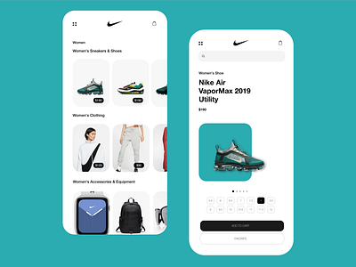 Nike App app application brand clean design minimal mobile mobile app nike online online shop shoes shop sketch sneaker store ui ui design ux