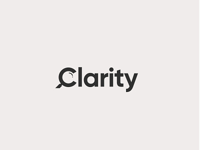 Clarity logo concept black bold branding design elegant design geometric design logo logo design minimal minimalist modern simple design
