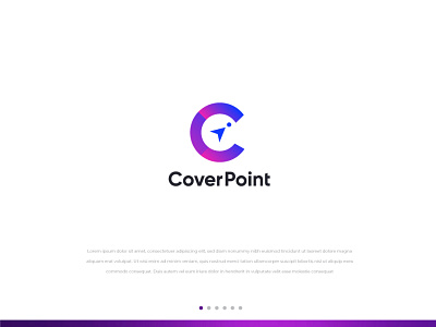 Cover point logo design branding design elegant design geometric design graphic design minimal simple design