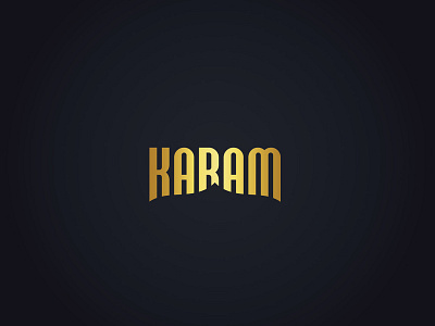 Karam logo design branding design elegant design illustration logo typography